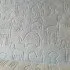 Flannel fleece embossed, animal