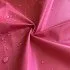 Tela impermeable satén brillante con recubrimiento PU