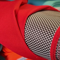 Softshell mesh twill