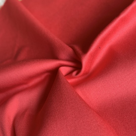 Satin cotton twill spandex