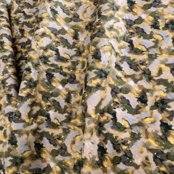 Printed stretch twill  02030